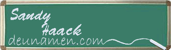 Sandy Haack Visitenkarte